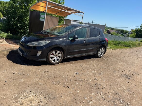 2008 Peugeot 308 I, чёрный, 355000 рублей - вид 2