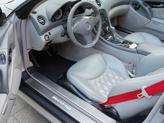 2008 Mercedes-Benz SL-Класс 350 V (R230) Рестайлинг 2, серый, 3500000 рублей, вид 2