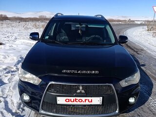 2010 Mitsubishi Outlander II Рестайлинг, синий, 1200000 рублей, вид 2
