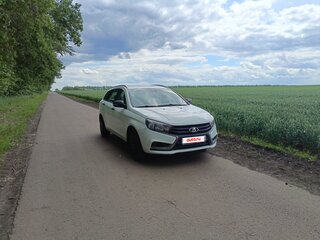 2020 Lada (ВАЗ) Vesta SW I, белый, 950000 рублей, вид 3