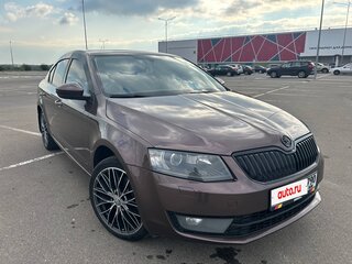 2014 Skoda Octavia III (A7), коричневый, 1325000 рублей, вид 1