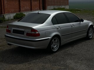 2003 BMW 3 серии 320i IV (E46) Рестайлинг, серебристый, 910000 рублей, вид 4