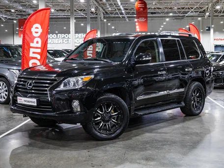 2012 Lexus LX 570 III, чёрный, 4058510 рублей, вид 1