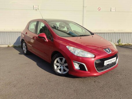 2012 Peugeot 308 I Рестайлинг, красный, 635000 рублей, вид 3