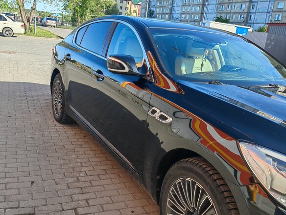2013 Kia Quoris I, чёрный, 1350000 рублей - вид 2