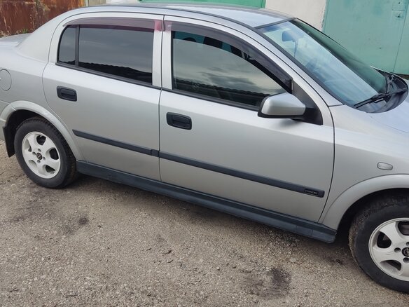 2001 Opel Astra G, серебристый, 370000 рублей - вид 4