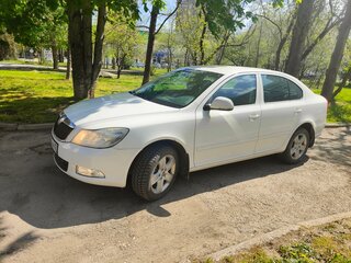 2008 Skoda Octavia II (A5) Рестайлинг, белый, 650000 рублей, вид 1