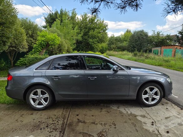 2012 Audi A4 IV (B8) Рестайлинг, серый, 1200000 рублей - вид 3