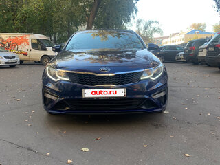 2019 Kia Optima IV Рестайлинг, синий, 1700000 рублей, вид 4
