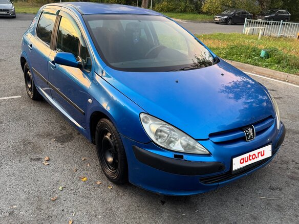 2004 Peugeot 307 I, синий, 180000 рублей - вид 1