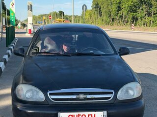 2008 Chevrolet Lanos I, чёрный, 145500 рублей, вид 2