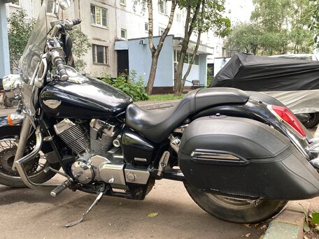 2006 Honda Shadow 750, чёрный, 445000 рублей, вид 2