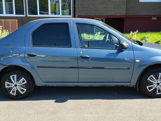 2011 Renault Logan I Рестайлинг, синий, 420000 рублей, вид 2
