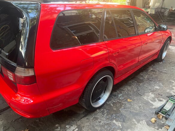 1998 Mitsubishi Legnum, красный, 550000 рублей - вид 5
