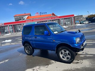 2007 Suzuki Jimny Kei car III Рестайлинг 1, синий, 730000 рублей, вид 4