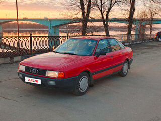 1988 Audi 80 IV (B3), красный, 210000 рублей, вид 1