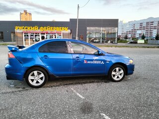 2008 Mitsubishi Lancer X, синий, 350000 рублей, вид 3