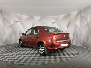 2012 Renault Logan I Рестайлинг, красный, 385000 рублей, вид 4