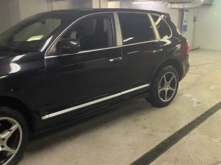 2008 Porsche Cayenne Turbo I Рестайлинг (957), чёрный, 1350000 рублей, вид 4