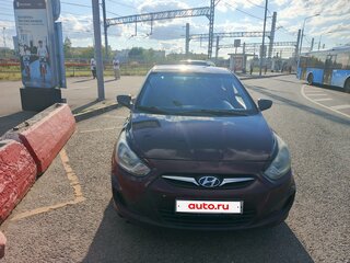 2012 Hyundai Solaris I, фиолетовый, 460000 рублей, вид 1