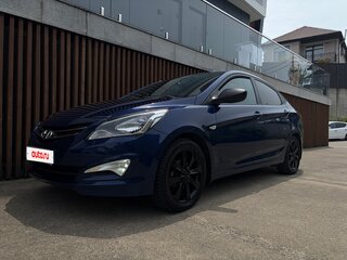 2016 Hyundai Solaris I Рестайлинг, синий, 1150000 рублей, вид 1