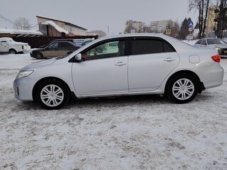 2012 Toyota Corolla X (E140, E150) Рестайлинг, серебристый, 1150000 рублей, вид 3