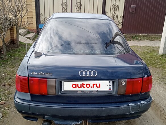 1992 Audi 80 V (B4), синий, 270000 рублей - вид 3