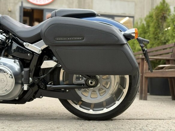 2018 Harley-Davidson Fat Boy, синий, 2200000 рублей - вид 12