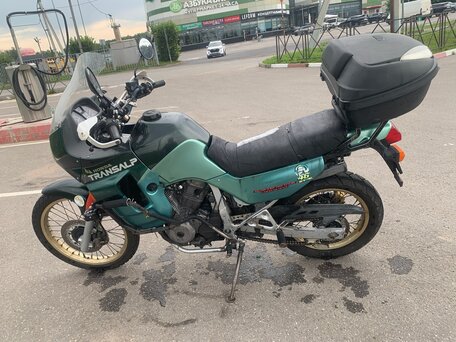 1992 Honda Transalp 400, зелёный, 200000 рублей, вид 3