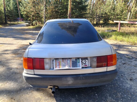 1990 Audi 80 IV (B3), серебристый, 150000 рублей - вид 8