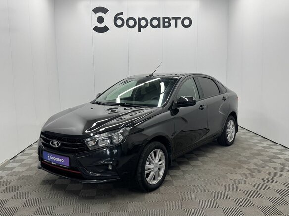 2018 Lada (ВАЗ) Vesta I, чёрный, 839000 рублей
