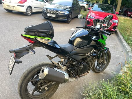 2022 Kawasaki Z 400, зелёный, 615000 рублей, вид 3