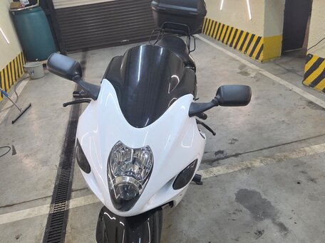 2000 Suzuki GSX 1300 R Hayabusa, белый, 600000 рублей, вид 1