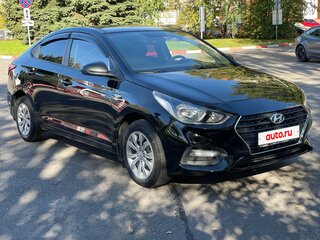 2018 Hyundai Solaris II, чёрный, 1170000 рублей, вид 3