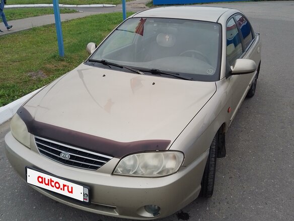 2007 Kia Spectra I Рестайлинг 2, бежевый - вид 2
