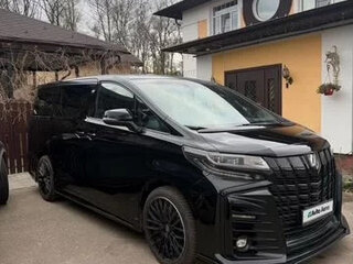 2021 Toyota Alphard III Рестайлинг, чёрный, 5400000 рублей, вид 2