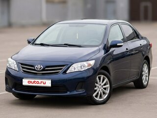 2012 Toyota Corolla X (E140, E150) Рестайлинг, синий, 1250000 рублей, вид 1