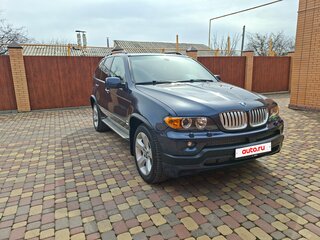 2004 BMW X5 3.0i I (E53) Рестайлинг, синий, 1800000 рублей, вид 1