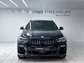 2021 BMW X6 40i III (G06), синий, 7590000 рублей, вид 4