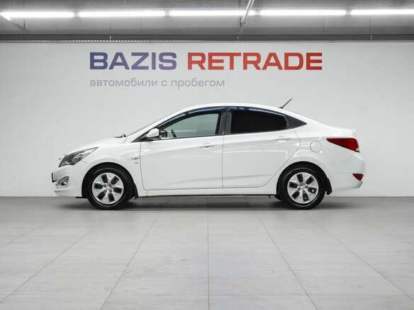 2016 Hyundai Solaris I Рестайлинг, белый, 1050000 рублей - вид 7