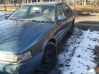 1991 Mazda 626 III (GD), синий, 110000 рублей, вид 1