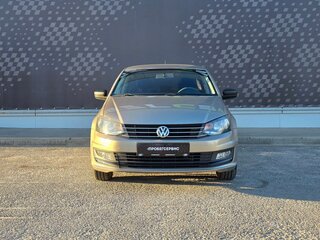 2018 Volkswagen Polo V Рестайлинг, бежевый, 1020000 рублей, вид 5