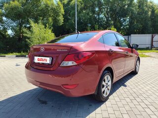 2011 Hyundai Solaris I, красный, 640000 рублей, вид 5
