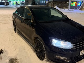 2018 Volkswagen Polo V Рестайлинг, чёрный, 1100000 рублей, вид 2