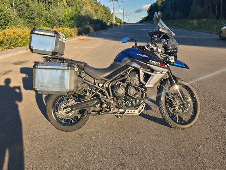 2017 Triumph Tiger 800, синий, 650000 рублей, вид 5