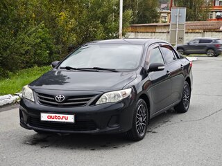 2010 Toyota Corolla X (E140, E150) Рестайлинг, чёрный, 1250000 рублей, вид 1