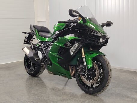 2018 Kawasaki Ninja H2 SX, зелёный, 1429000 рублей, вид 3