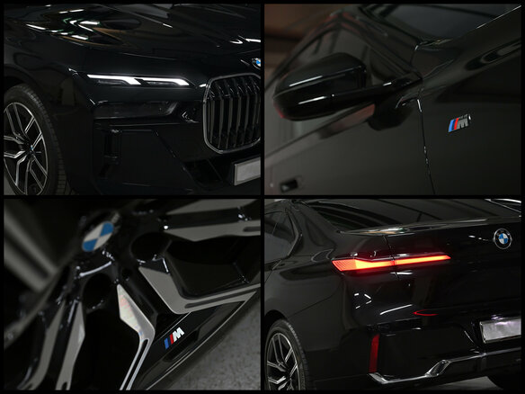 2022 BMW 7 серии 740d xDrive VII (G70), чёрный, 19000000 рублей - вид 7