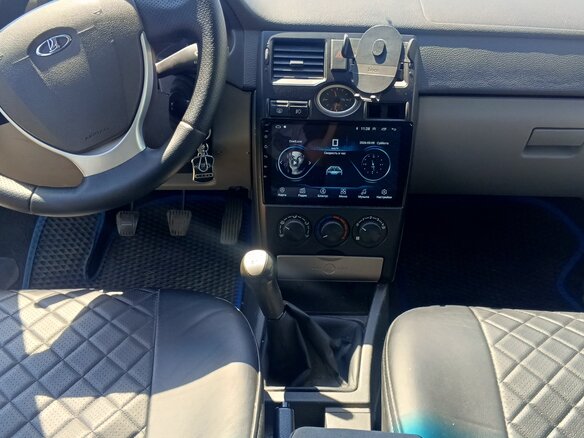 2012 Lada (ВАЗ) Priora I, серый, 370000 рублей - вид 7