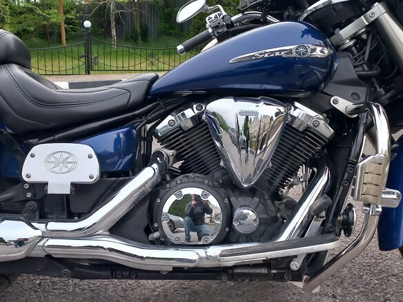 2013 Yamaha XVS1300, синий, 770000 рублей - вид 1